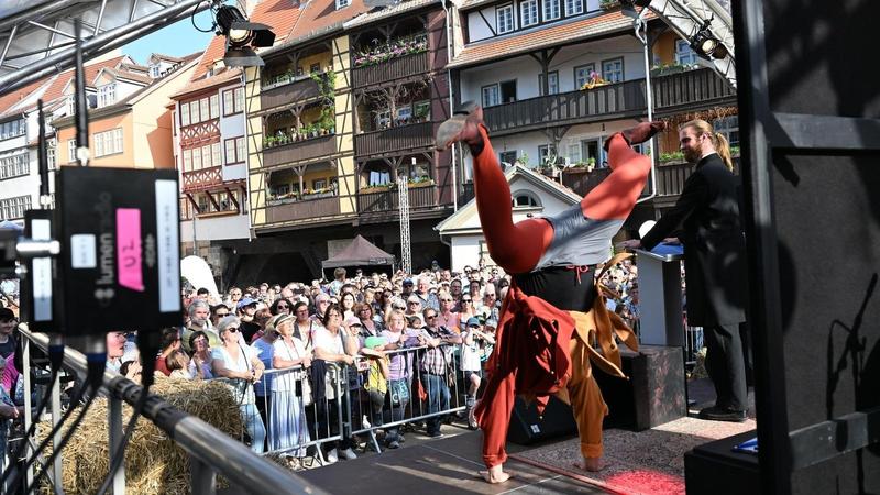 Krämerbrückenfest in Erfurt: Die schönsten Bilder vom Freitag