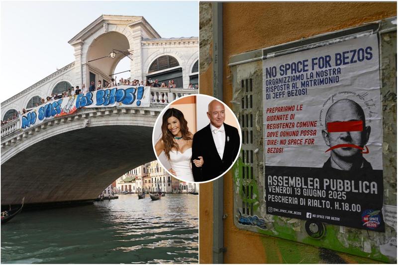 Matrimonio Bezos a Venezia, tra proteste e invitati vip da red carpet. Zaia: “Una vergogna”