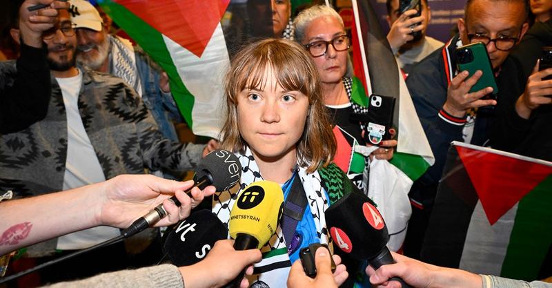 Greta Thunberg, Useful Idiot for Hamas