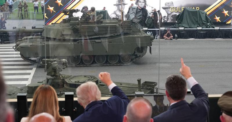 Trump Got to See So Many Tanks for His Birthday