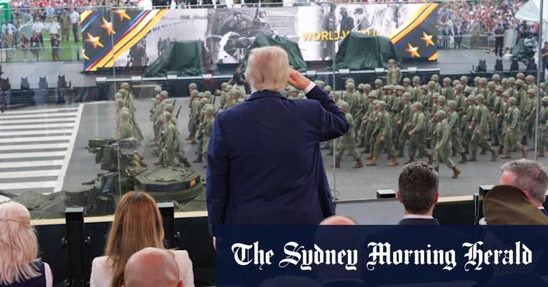 Trump loves playing toy soldiers, but it is not a game