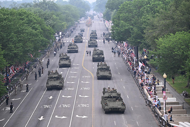 What the army parade says about America