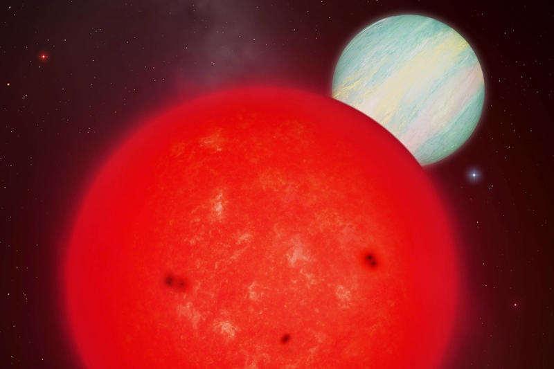 Um planeta gigante para uma pequena estrela