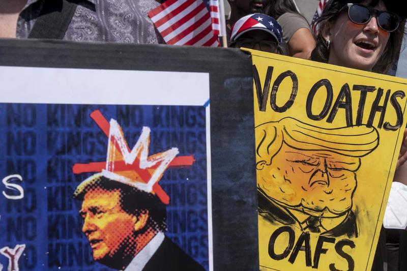 From Los Angeles to Libby, Montana: How Americans Protested King Trump