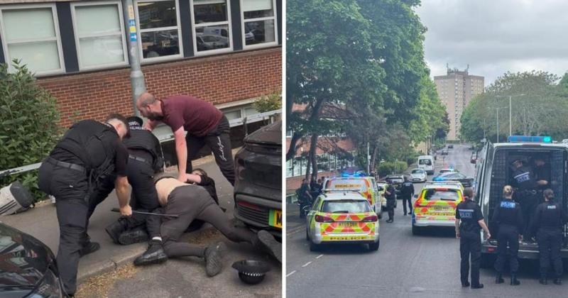 Man denies assaults following large daylight brawl