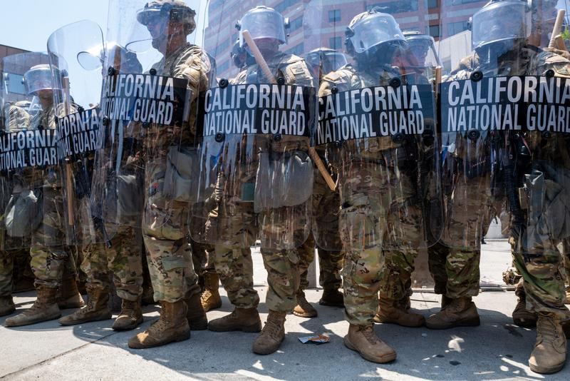 I led National Guard and regular Army units. Using the military to intimidate Americans is 100% wrong