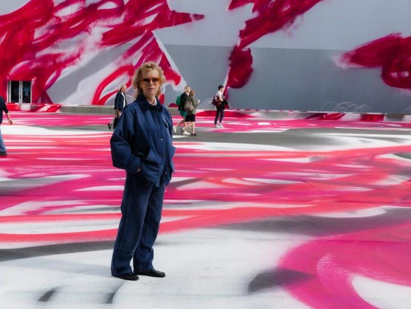 Katharina Grosse On Transforming Art Basel’s Messeplatz With Color