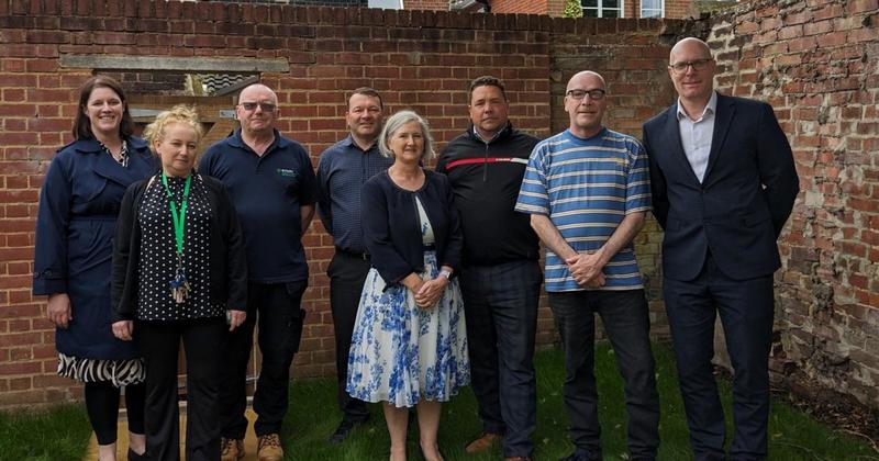 On this day: Barratt and David Wilson Homes revamp for Norfolk homeless garden