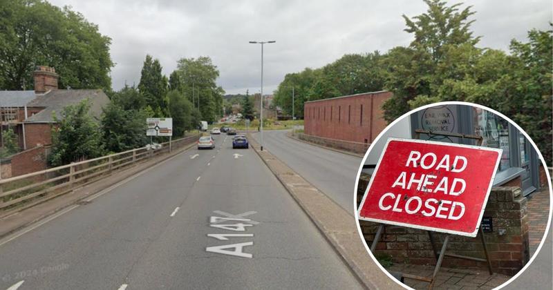 Busy A-road to close for £24,000 roadworks