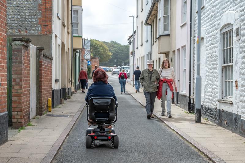 Drive-by /					 													 						The tyranny of mobility scooters