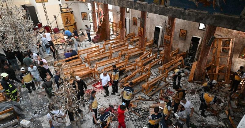 Syria president vows those involved in church attack will face justice