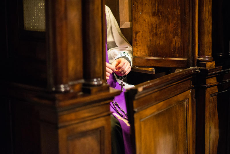 Mass offence /					 													 						Forgive me father, for I have sworn