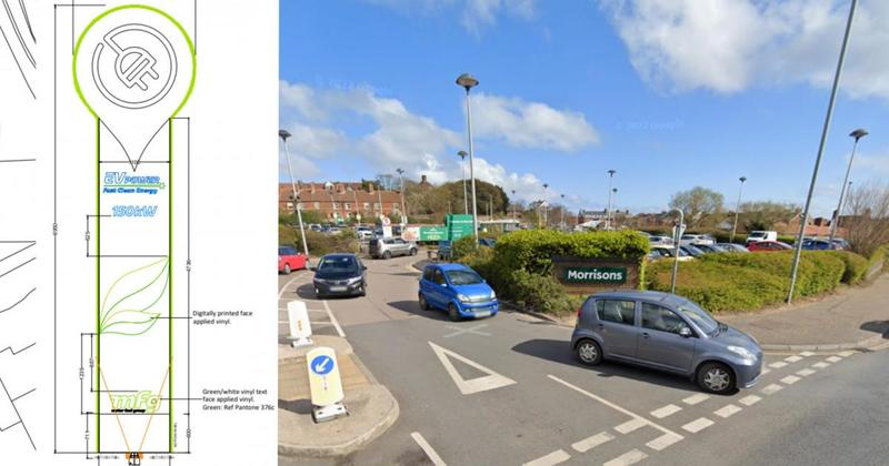 Supermarket seeks permission to erect 23ft illuminated sign