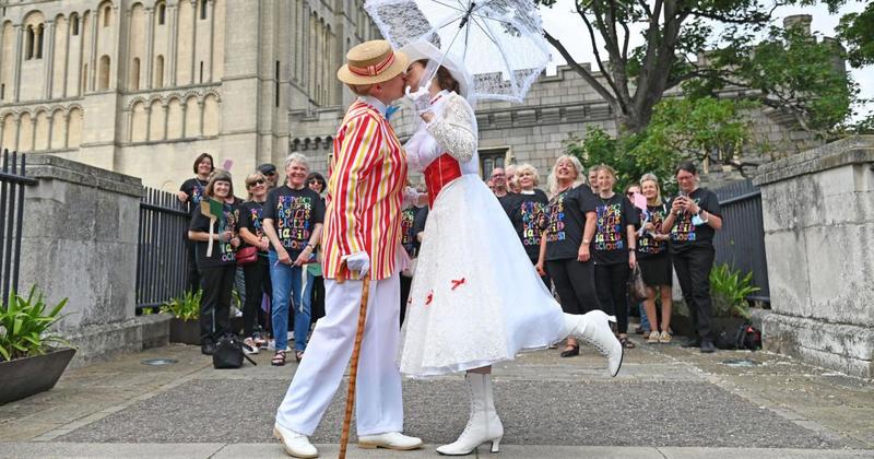 On this day: Couple celebrate unique wedding at Norwich Castle