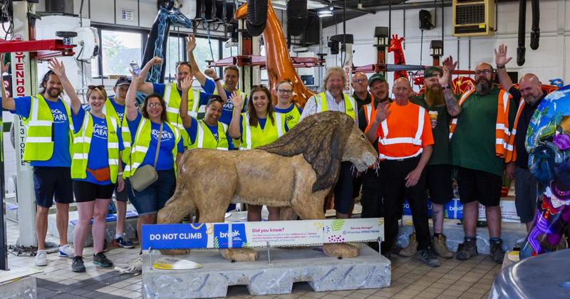 PHOTOS: New GoGoSafari trail is welcomed as it roars into Norwich