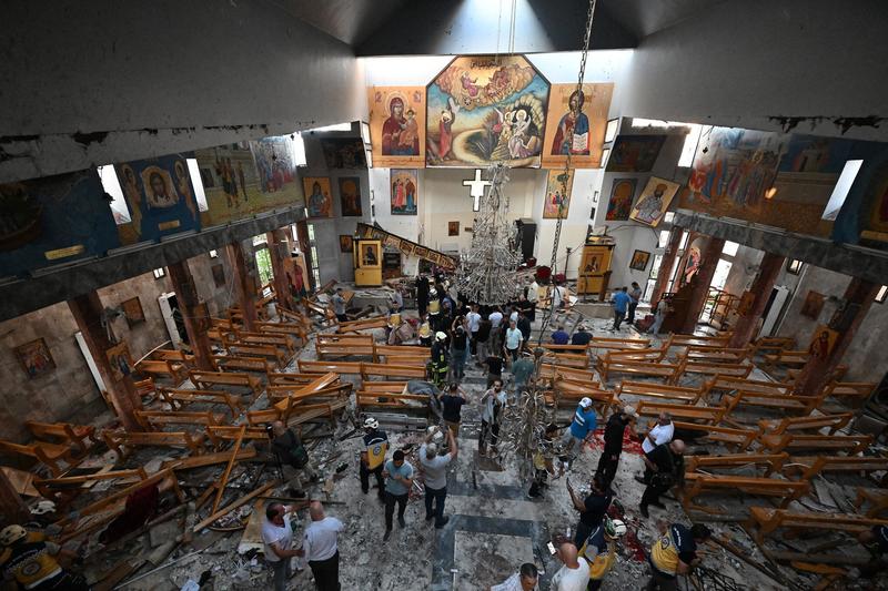 Shadowy jihadist group claims Damascus church attack, as government blames ISIS
