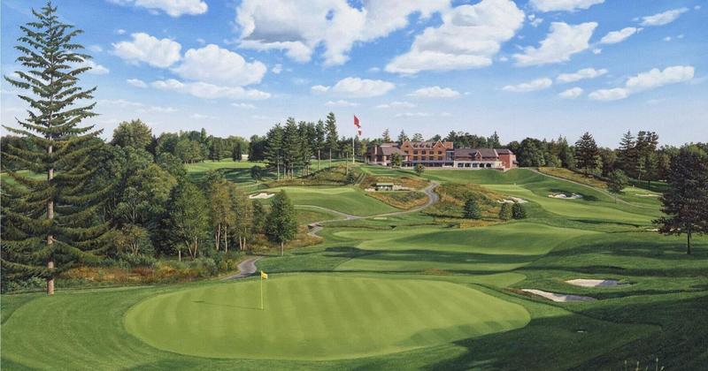 A return to golf art brings new insights for artist Tony Harris