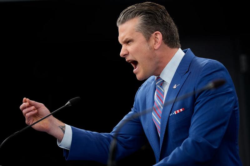 Pete Hegseth Spends Iran Presser Whining That Media Is Mean to Him