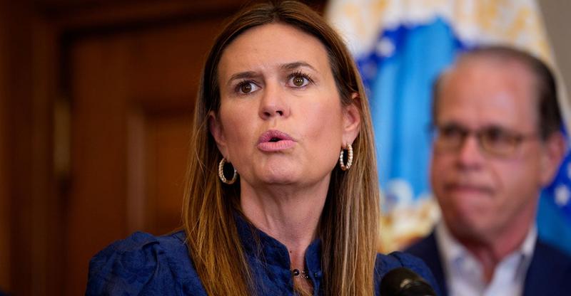 Sarah Sanders Joins Conservative Critics of AI Provision in GOP Budget Bill
