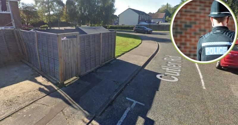 Nails placed under car tyres as vandals spray paint over vehicle