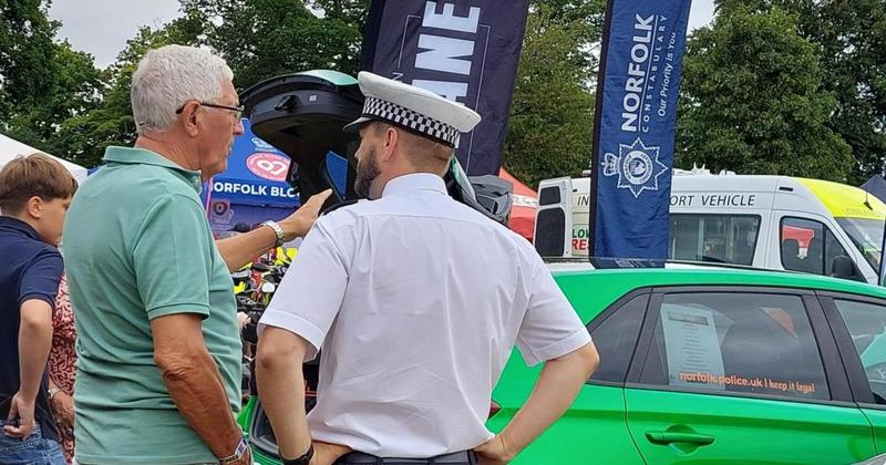 Modified car for tackling dangerous driving showcased at Royal Norfolk Show