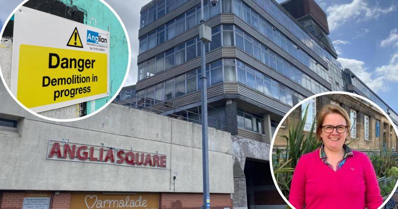 End of an era! Demolition work at Anglia Square to start this autumn