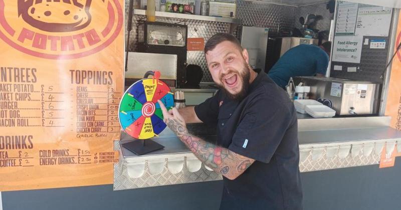 Spud van 'swamped' with business as jacket potato craze continues
