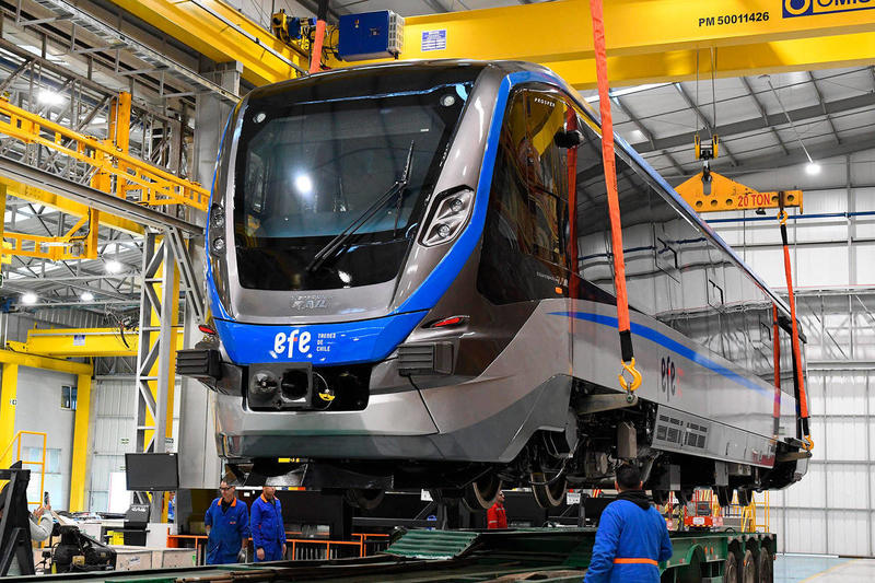 Chile recebe trens brasileiros para operar rota interurbana em 4 municípios