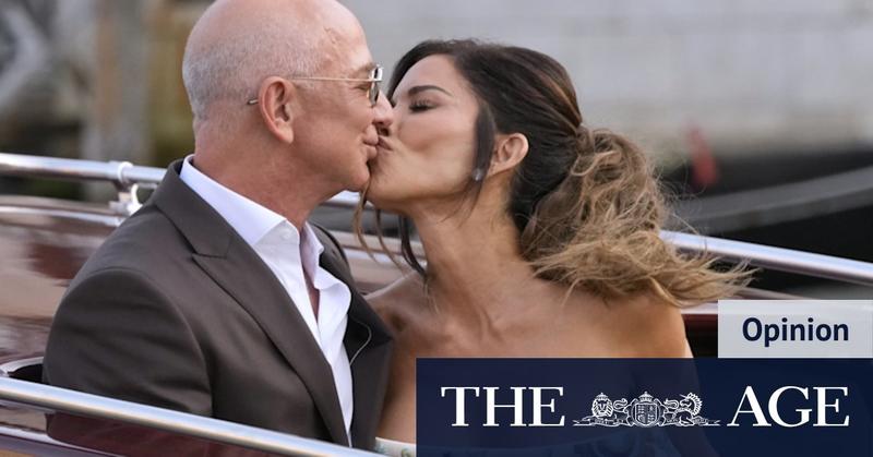 The Bezos-Sanchez wedding party proves it – the age of vulgarity is upon us