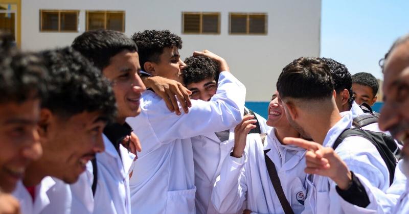 'We must help them': Morocco students get peers back in school
