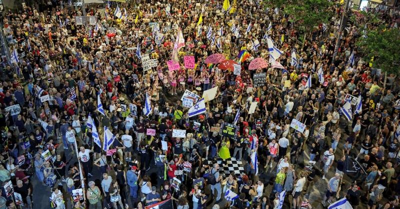 Israeli protesters urge action for Gaza hostages after Iran truce