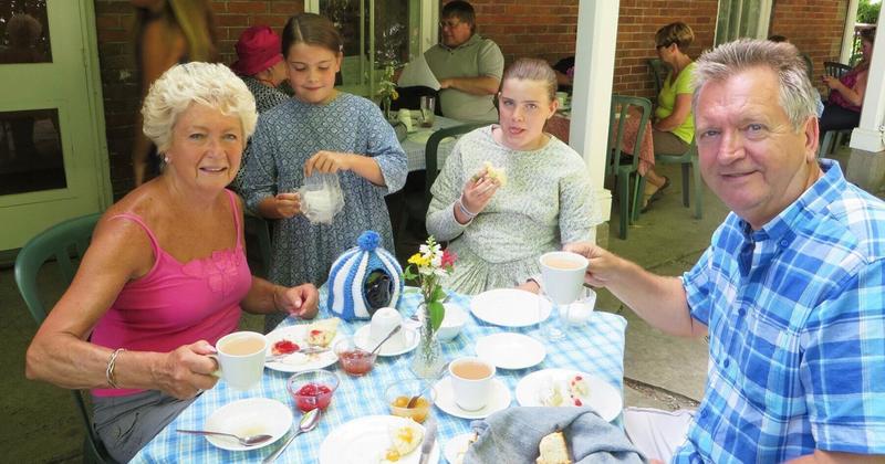 Tea time at Hutchison House
