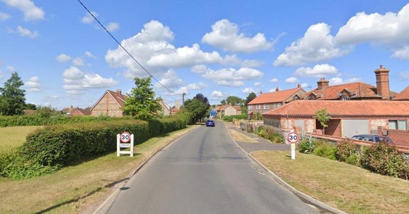 Man discovered unconscious on village road died after ‘striking kerb’