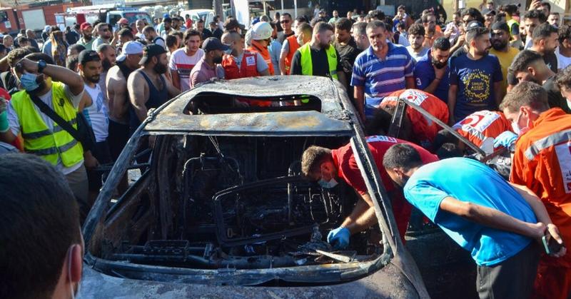 3 dead in north Lebanon strike that Israel says hit Hamas militant