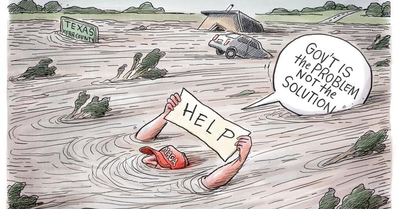 Adam Zyglis: Texas Floods