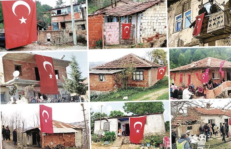 Ateş yine bu evlere düştü