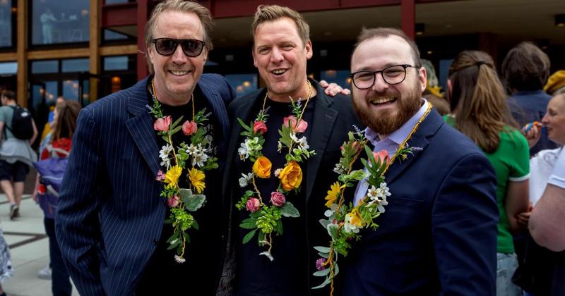Actor Rhys Ifans helps celebrate theatre redevelopment