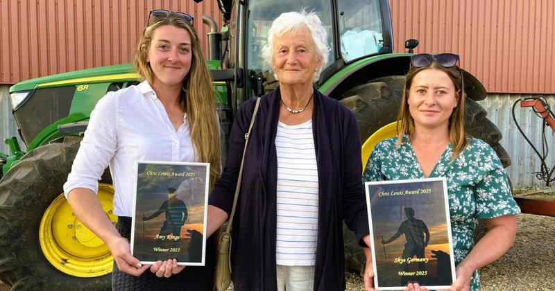 Enterprising young livestock farmers share £12,000 industry prize