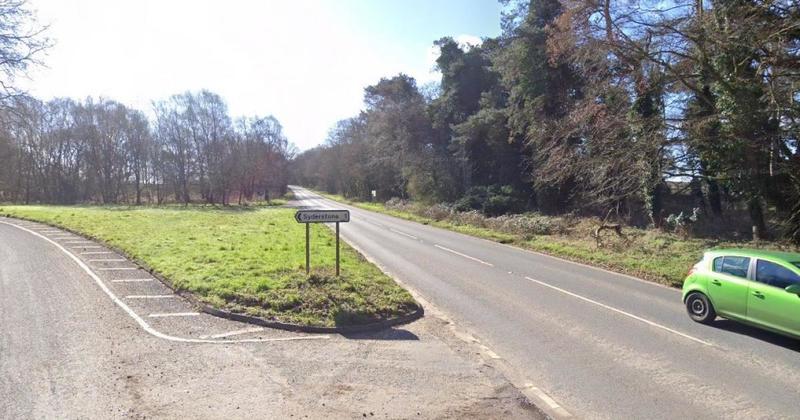 Motorcyclist who died in crash with van near former RAF base named