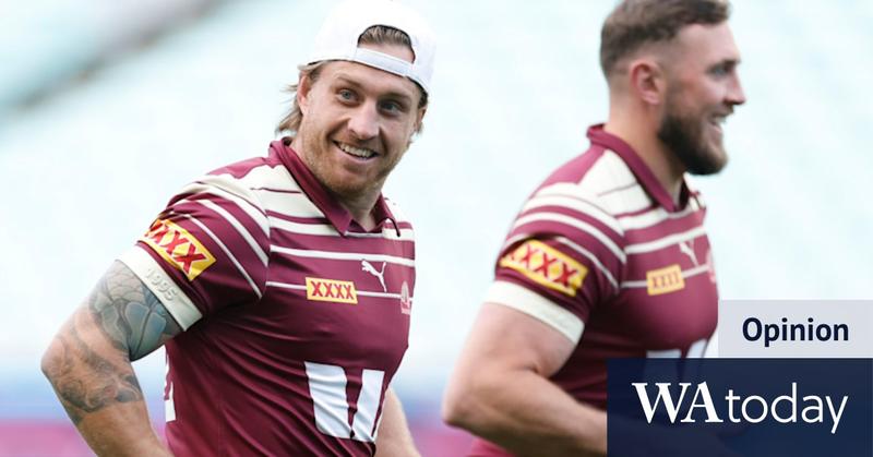 Cam Munster had just lost his father. Somehow, he found the strength to crack a joke