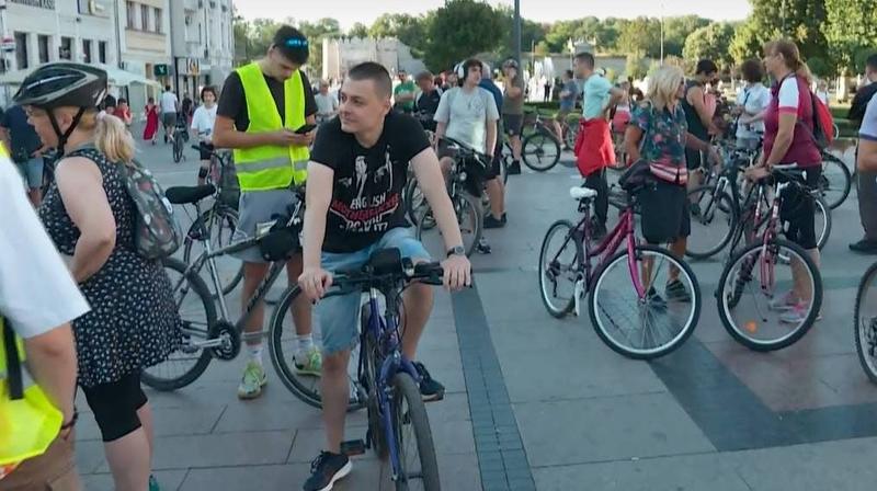 Biciklisti blokirali ulice u Nišu