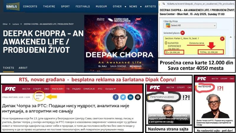 Nebojša Bakarec: Promocija megašarlatana i prevaranta Dipaka Čopre na RTS-u!