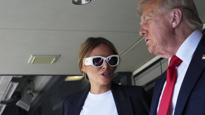 Trump says Melania helped change his mind on Ukraine - don't believe him