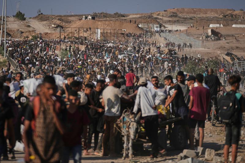 Gaza aid group says 20 killed in crowd crush, blames armed Hamas agitators