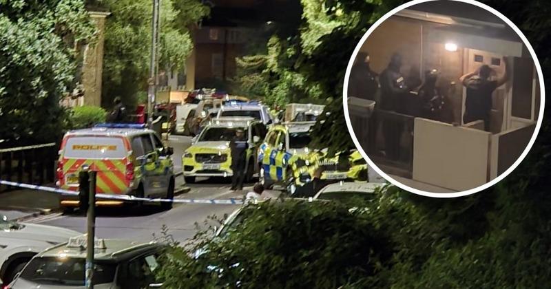 Neighbours describe how a dramatic five-hour police stand-off unfolded