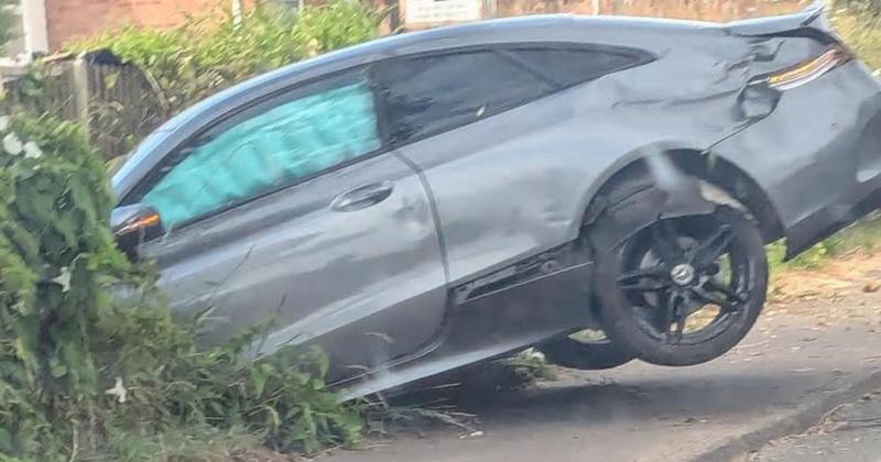 Police continue to investigate Mercedes crash in Norfolk village