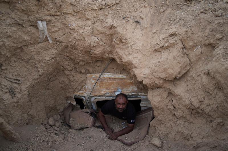 Burrowing into ground, Israel’s Bedouin build makeshift bomb shelters to skirt red tape