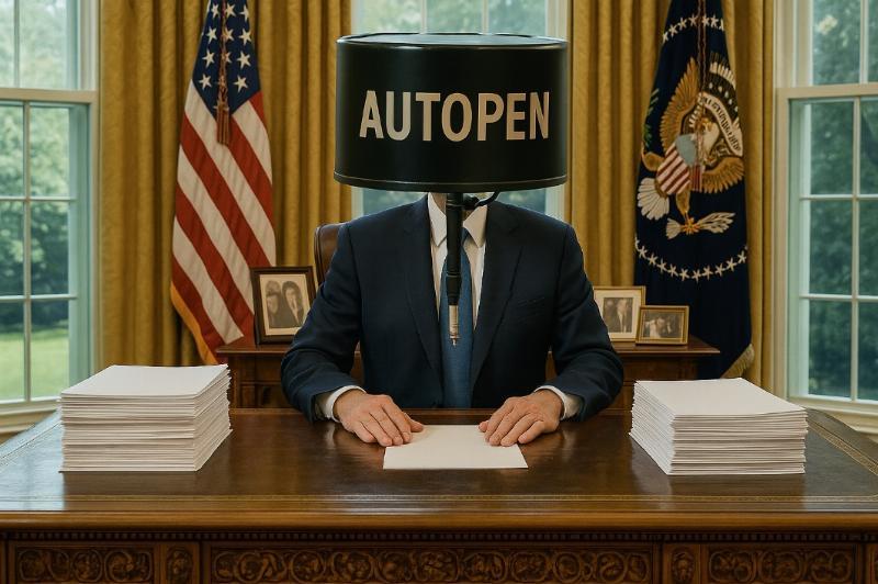 The Moving Autopen Writes, and Having Writ, Moves On