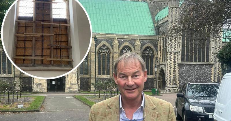 MP to donate salary to church so vandalised windows can be repaired