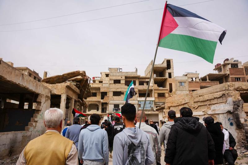 “Our First Country Is Palestine,” Say Refugees in Syria’s Yarmouk Camp 